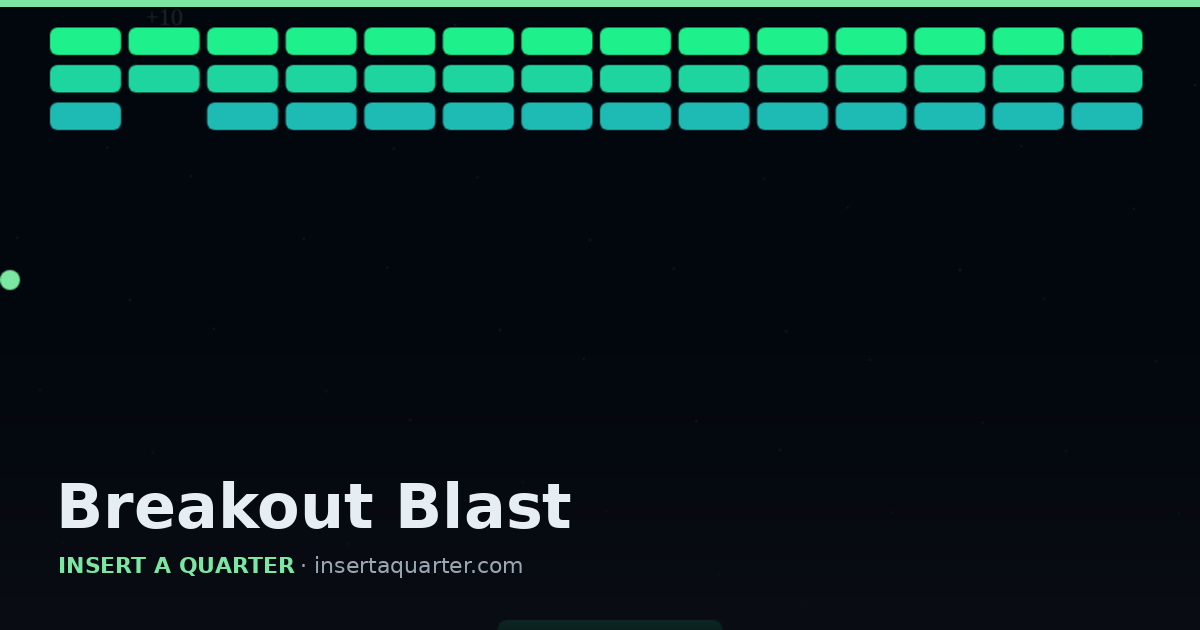 Breakout Blast in play