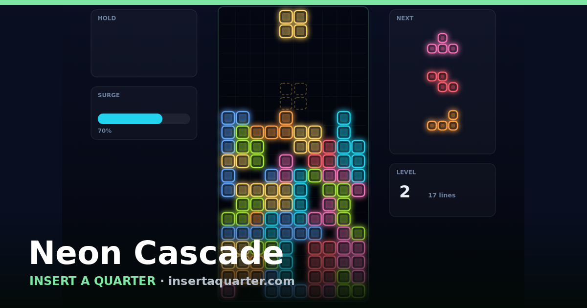Neon Cascade in play