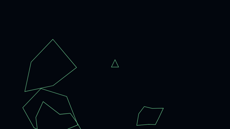 Asteroids gameplay