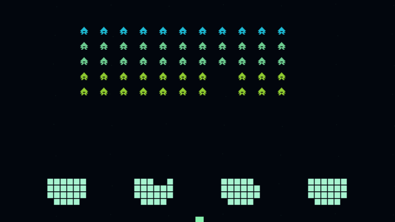 Cosmic Invaders gameplay